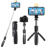 3-in-1 Selfie Stick Tripod with Bluetooth Remote