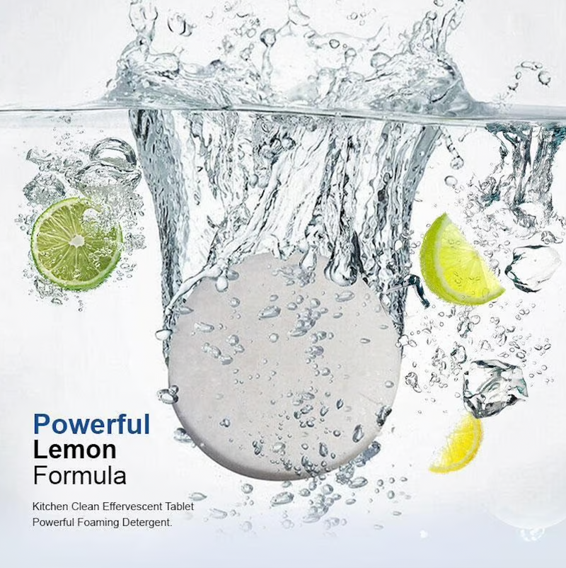 Active Oxygen Cleaner Tablets 💧✨ for Kitchen, Clothes & Shoes (10 Pcs)