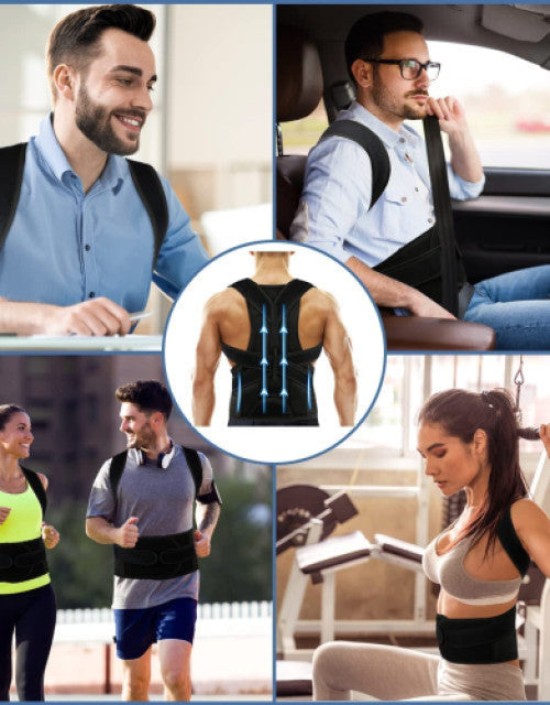 Breathable and Adjustable Posture Corrector Belt for Men and Women