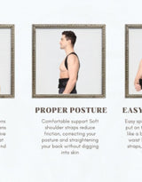 Breathable and Adjustable Posture Corrector Belt for Men and Women