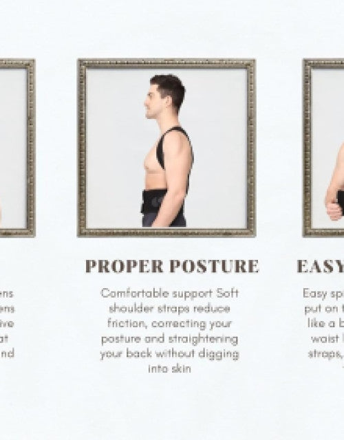 Breathable and Adjustable Posture Corrector Belt for Men and Women
