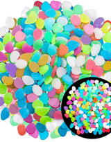 Garden Decor Luminous Stones Glow In Dark Decorative Pebbles Outdoor Fish Tank Decoration ( 100 Pcs )