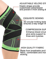 Knee Compression Sleeve, Knee Support for Sports Workout (Pack of 1)