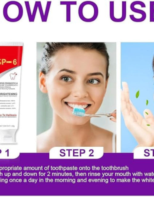Sp-6 Breath Toothpaste Brightening & Stain Removing Toothpaste